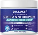 Neuropathy Nerve Relief Cream Nerve Pain Relief, Pain Relief Cream for Sciatica, Joits, Knees, Backache and Muscles
