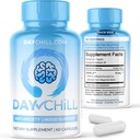Chill Pill Happy Pills Mood Stabilizer Women and Men with Magnolia Bark 60 Capsules Formulated in USA - DHH-B Dihydrohonokiol-B Calm Pills Minerals and Chill Formula for Relaxation and Health Balance