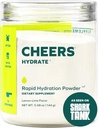 Cheers Hydrate | Oral Rehydration Solution | Electrolytes for Rapid Hydration | Lemon Lime Flavor | 12 Servings | Electrolyte Supplement with Sodium, Potassium, Glucose