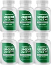 Urgent Liver 911 Herbal Liver Support Supplement Liver Cleanse Detox & Repair Formula with Milk Thistle Silymarin Dandelion Root and Artichoke Extract for Liver Health, 60 Capsules (6)