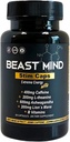Extreme Energy Pills | 400mg Caffeine | 600mg Ashwagandha | 200mg Lions Mane | Increased Energy & Focus & Mood by Beast Mind