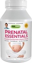 ANDREW LESSMAN Prenatal Essentials 60 Capsules - Complete Prenatal Vitamins for Women, No Additives Prenatal Multivitamin, Nutrients for Womens Prenatal, Postnatal-Methylfolate Prenatal with Iron