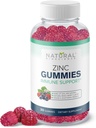 Zinc Gummies 50mg - Immune Support, Skin Health, Antioxidant, Daily Zinc Supplement for Adults, High Potency Immune Defense Gummy, Chewable Zinc Citrate Immunity Gummies, Vegan, Non-GMO, Gluten-Free