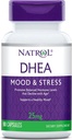 Natrol Mood & Stress DHEA 25mg, Dietary Supplement for Balance of Certain Hormone Level and Mood Support, 90 Capsules, 90 Day Supply