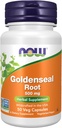 NOW Supplements, Goldenseal Root (Hydrastis canadensis) 500 mg, Herbal Supplement, 50 Veg Capsules