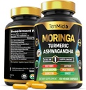Moringa Oleifera Supplement for Men and Women, 10in1 Formula with Turmeric, Ashwagandha, Ceylon Cinnamon, Beet Root, Saffron & More - Energy, Immune Support - Nutrient Rich - 150 Capsules