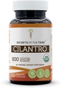 Secrets of the Tribe Cilantro USDA Organic Capsules | Certified Organic Vegetarian Capsules, Herbal Dietary Supplement | Coriandrum Sativum Dried Leaf (60 Count)
