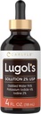 Carlyle Lugols Iodine 2 Percent | 4 fl oz (Pack of 1) | Potassium Iodide and Iodine Solution 2% Liquid Drops