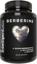 Intelligent Labs Berberine HCL Plus, Max Potency 500 MG Per Capsule, 120 Vegetarian Capsules, Third-Party Checked Berberine Supplement for Purity, Plant-Based, Gluten Free & Non-GMO