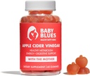 Baby Blues Apple Cider Vinegar Postpartum Gummies with B6 and B12, Vegan, Non-GMO, Postpartum Vitamins Breastfeeding, Postnatal Vitamins for Women, Post partum Dietary Supplements for Mom, 60pcs