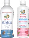 MaryRuth's Liquid Nighttime Multimineral (Coconut, 32oz) & Women's Multivitamin + Hair Growth Liposomal (Peach) | Clean Label Project Verified® | Vegan | Beauty, Bedtime Routine, & Overall Health