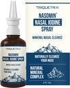 Nasomin® Iodine Nasal Spray – Cleanses & Refreshes Your Nasal Passages – Iodine & Fulvic Acid Blend – 150+ Uses Per Bottle – 100% Natural Mineral Formula – (2 oz. Bottle + Nasal Sprayer)