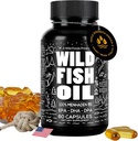 Wild Foods Fish Oil Omega 3 Supplements | 1600 mg | Highly-Potent: DPA, DHA, EPA | Burpless, Odorless, Non-GMO, Gluten Free | For Brain & Heart Health, Joint Support | 60 Capsules (1 pk) | 30 Servings