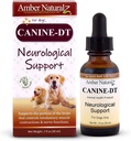 Amber NaturalZ Canine DT Herbal Supplement for Dogs | Canine Supplement for Muscle, Nose, Paw Pad, Nerve, and Neurological Support | 1 Fluid Ounce Glass Bottle