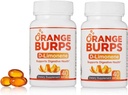 Orange Burps | D-Limonene Supplement - Acid Reducer (Antacid for Acid Reflux), Heartburn Relief, GERD Relief, and Indigestion Relief | Orange Peel Extract for Health and Wellness (1,000 mg, Pack of 2)