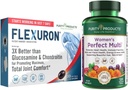Purity Products Bundle - Women’s Perfect Multi + Flexuron Joint Formula Women's Multivitamin (Supports Urinary Tract Health, Immune, Bone + More) - Flexuron (Krill Oil, Hyaluronic Acid + More)