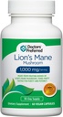 DOCTORS' PREFERRED Lions Mane Mushroom Supplement - 1,000 mg/Serving, 60 Vegan Capsules for Brain Health and Overall Daily Wellness. (30-Day Supply)