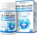Probiotic 300 Billion CFU - 12 Strains Probiotics with Organic Prebiotics for Digestive & Gut Health, Immune Support - Probiotic for Women and Men - Daily Probiotics Supplement - 60 Count