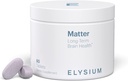 ELYSIUM Matter - 30 Servings - Brain Supplement for Memory and Focus Omega 3 Supplement + DHA - Vitamins to Support Brain Health and Memory