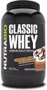 NutraBio Classic Whey Protein Powder- 25G of Protein Per Scoop - No Fillers, Artificial Colors, Preservatives - Chocolate Milkshake, 2 Pounds