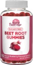 Sugar Free Nitric Oxide Beet Root Gummies - Beet Root Chewables for Athletic Performance, Nitric Oxide Booster, Energy, Blood Flow and Circulation - 90 Beets Root Gummy Chews.