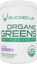 Greens Superfood Powder Mixed Berry | 8 Most Essential Mixed Greens | Certified 100% Organic | Chlorella, Spinach, Kale, Spirulina, Alfalfa, Broccoli, Wheat Grass, & Barley Grass | 30 SERV | 11.17 OZ
