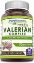 Pure Naturals Valerian Complex Supplement | 1200 Mg | 90 Veggie Capsules | Non-GMO | Gluten Free | Made in USA