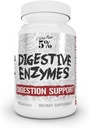 5% Nutrition Rich Piana Digestive Enzymes w/Vitamin B Complex | Enzymes for Protein, Carb, Fat, Fiber & Lactose Breakdown | Betaine, Bromelain, Papain (Papaya), Lipase, Lactase, 60 Veg Caps (30 Svgs)