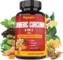 Turmeric Curcumin Capsules - with Ashwagandha, Boswellia, Triphala, Ginger, Holy Basil, Moringa, and Black Pepper - 150 Pills 5 Month Supply