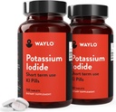 Waylo 2 Pack KI Potassium Iodide Tablets - 130 mg per Tablet, 300 Count, Made in USA, cGMP Certified