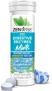 Zenwise Health Digestive Enzyme Breath Mints for Gut Health, ICY Peppermint Flavor - Digestive Enzymes for Bloating Relief & Gut Support - Multi Enzymes Digestion Supplement - 30 Chewable Tablet