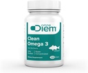 Omne Diem Clean Omega 3 – 1020mg, 120 softgel Capsules – Fish Oil Dietary Supplement with Omega-3 Fatty Acids: EPA & DHA