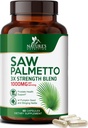 Saw Palmetto for Men 1000MG - Stinging Nettle and Pumpkin Seed Extract Prostate Health Supplement - Prostate Supplements for Men's Health Support, Prostate Urinary & Hair Health Support - 60 Capsules