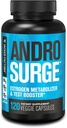 Jacked Factory Androsurge Estrogen Blocker for Men - Natural Testosterone Booster for Men & Estrogen Metabolizer with Tongkat Ali, DIM, Long Jack & More - Test Booster & Muscle Builder - 120 Count