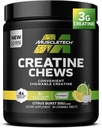 MuscleTech Creatine Chews - Creapure Monohydrate Supplement for Muscle Recovery, Muscle Builder & Energy Boost - Pre Workout Supplement for Men & Women - 90 Chewable Candies, Citrus Burst