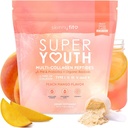 SkinnyFit - Super Youth Collagen for Women - Multi Collagen Peptides Powder - Probiotics, Fiber, Hyaluronic Acid - Non GMO, Gluten Free, Sugar Free - Beauty & Self Care - Peach Mango (28 Servings)