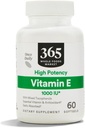 365 by Whole Foods Market, Vitamin E 1000 IU, 60 Count