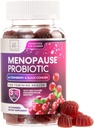 Menopause Supplements for Women Gummies - with Black Cohosh, Cranberry 3 Billion CFU Probiotics - Complete Menopause Relief Balance for Hot Flashes, Night Sweats, Vaginal Health Support - 60 Gummies
