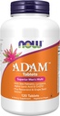 NOW Foods Supplements, ADAM™ Men's Multivitamin with Saw Palmetto, Lycopene, Alpha Lipoic Acid and CoQ10, Plus Natural Resveratrol & Grape Seed Extract, 120 Tablets