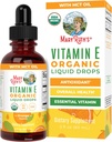 MaryRuth Organics USDA Vitamin E Liquid Drops 2 Month Supply | Bone and Joint Health | Cognitive Health for Adults and Kids | Sugar Free, Vegan, Non-GMO, Gluten Free | 2 Ounces