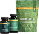Primal Harvest Multivitamin, Greens, and Probiotics - Morning Essentials Pack for Daily Nutrition, Energy, and Gut Health - 3 Pack