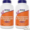 Now Glucosamine & Chondroitin with MSM, 300 Capsules (Pack of 2)