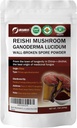Red Reishi Mushroom Powder (Spore Powder) 7oz (200g) Wall-Broken Pure Ganoderma Lucidum Non-GMO, 100 Servings