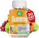Kids Gummy Multivitamin - Complete Daily Essentials Childrens Vitamins and Minerals for Overall Wellness, 90 Gummies. Fruit Flavor, No Artificial Sugar, Dairy and Gluten Free