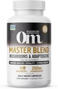 OM MUSHROOM SUPERFOOD Master Blend Mushrooms Capsule and Hot Chocolate Mushroom Powder Bundle