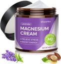 Natural Topical Magnesium Cream for Sleep,Nighttime Magnesium Lotion for Pain and Leg Cramps,Muscle Relaxation,Calm,Deep Hydration for Skin Care-Lavender