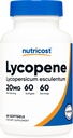 Nutricost Lycopene (20mg) 60 Softgels - Gluten Free, Non-GMO