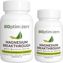 Magnesium Breakthrough Supplement 4.0 - Has 7 Forms of Magnesium: Glycinate, Malate, Citrate, and More - Natural Sleep and Brain Supplement - 90 Capsules