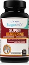 SugarMD Super Berberine Supplement – 250mg GlucoVantage Dihydroberberine with Ceylon Cinnamon - 5X More Absorbable Than Regular Berberine – 30 Capsules (30 Day Supply)