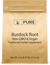Pure Original Ingredients Burdock Root Extract (4 oz) Lab-Verified, Non-GMO